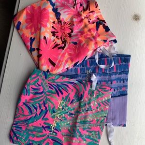 Lilly Pulitzer Jewelry Bags Set of 3
